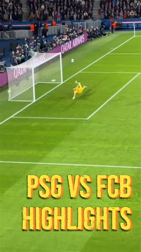 psg vs fcb highlights 🔥🚨 #fcb #psg