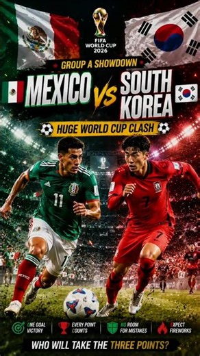 Mexico vs South Korea Live | FIFA World Cup 2026