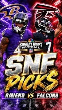 NFL Ravens vs Falcons Picks 🏈 Week 5 Sunday Night Football Best Bets & Player Props