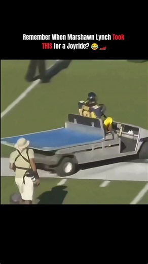 Marshawn Lynch’s Legendary Medical Cart Joyride After Cal’s 2006 OT Win 😂🏎️ | Throwback #Shorts