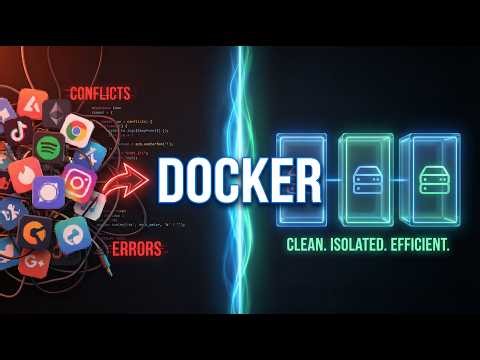 Docker Explained Simply (Why Everyone Uses It)