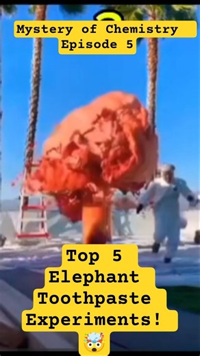 Mystery of Chemistry — Episode 5 🐘🧪 | Top 5 Elephant Toothpaste Experiments! 🤯