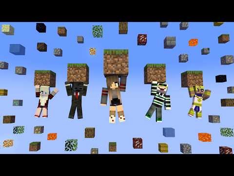 Youtubers beat Minecraft but you can only GO DOWN