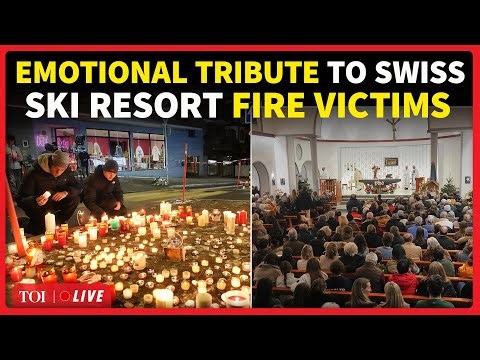 Church Service, Flower Memorial To Honor Victims Of Swiss Alpine Resort Fire On New Year; 40 Killed