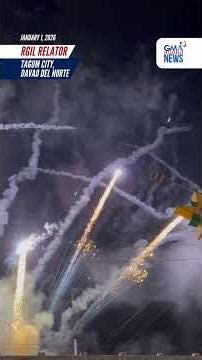 Community fireworks at pagpapaputok ng firecrackers sa GenSan City| GMA Integrated News