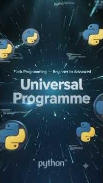 🚀 COMING SOON | Python + Flask Web Development Course 🔥