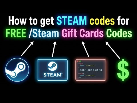 Free Steam Gift Card Codes 2026 - How to get FREE $100 STEAM CODES 