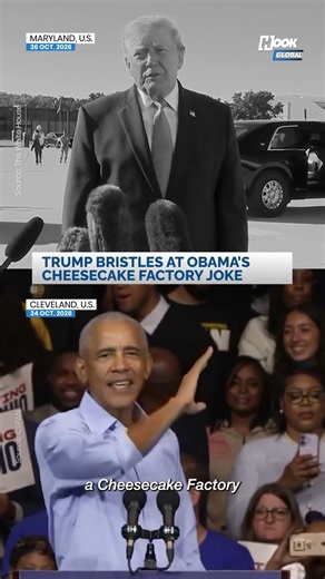 Trump Snaps at Obama, Calls Him a “Lousy President” Over Cheesecake Factory Joke