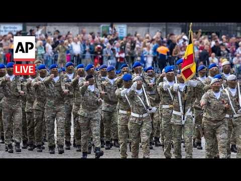 LIVE: Belgium National Day military parade