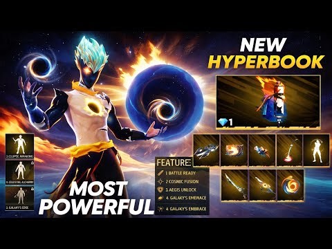 Free Fire New Evo Legendary Eclipse Bundle 🤯 | OB53 Update + New Hyperbook Full Details 🔥 