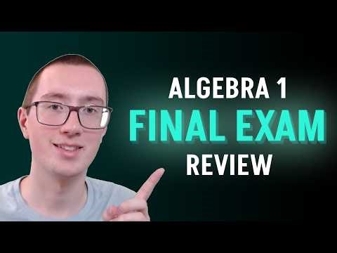 The Ultimate Study Guide for Algebra 1 Final Exams!