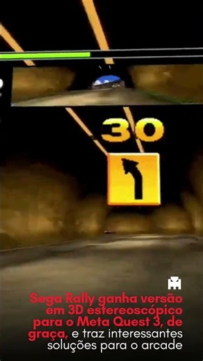 Sega Rally ganha versão em 3D estereoscópico para o Meta Quest 3 e traz interessantes soluções