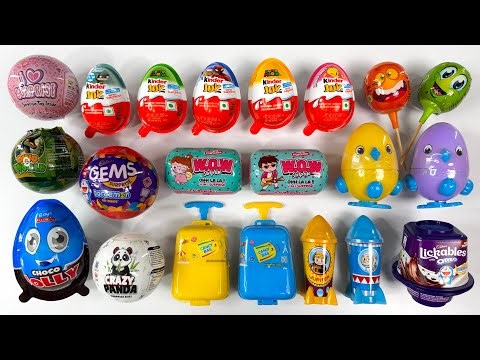 21 New Surprise Candies with Kinder Joy Unboxing ASMR | Surprise Gifts Candy Opening