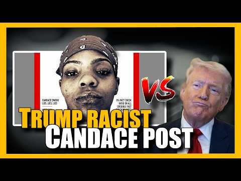 Trump racist Candace Owens post on Truth Social