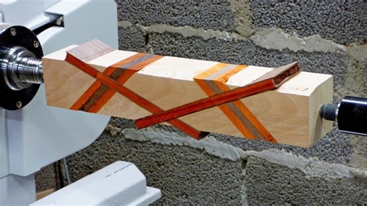 I transformed scraps into a stunning rolling pin! ✨ | Olivier Gomis Woodturning