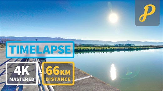 Winter Gravel Cycling 248 - Lake Wairarapa Loop | 4K MASTERED TIMELAPSE