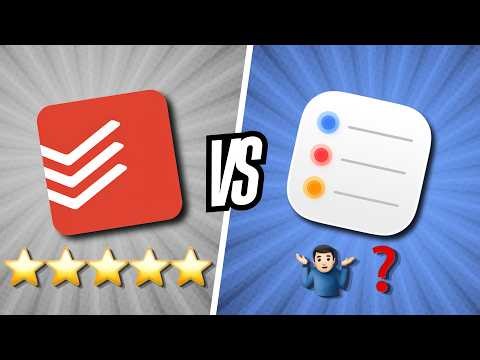 Todoist vs Apple Reminders: Which is Better in 2026?