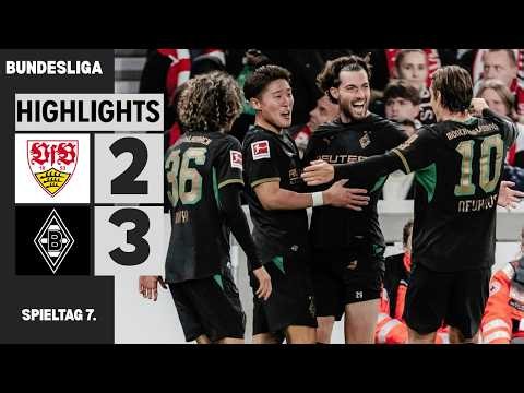 VfB Stuttgart - Borussia Mönchengladbach | 2:3 | Highlights | Bundesliga | stuttgart gladbach