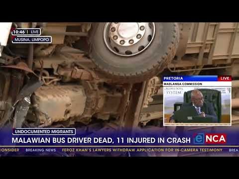 Bus driver killed, others injured in crash