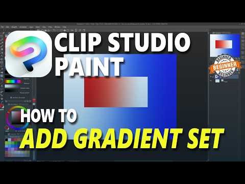 Clip Studio Paint How To Add Gradient Set