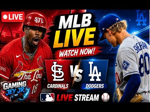 🔴 LIVE NOW: Dodgers vs Cardinals | MLB Full Game Stream ⚾#mlb @MLB @Dodgers 