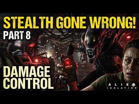 My Stealth Plan Completely Fell Apart | Alien Isolation Gameplay