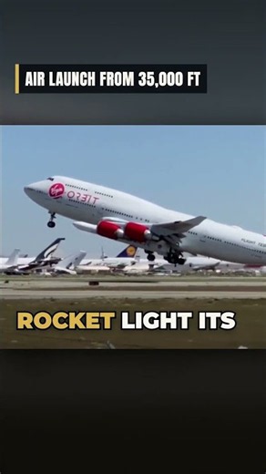 Richard Branson Hung a Rocket Under This Jumbo's Wing