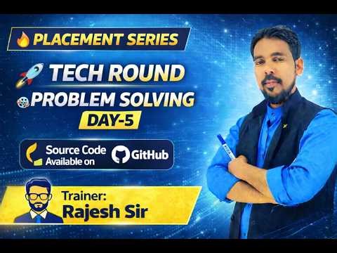 Problem Solving Day-5 | Building Programming Logic | Technical Interviews Placement Preparation |