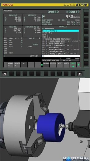 Parametric Rectangular Face Pocket Macro | Fanuc Live Tooling | X-C Axis | No Y-Axis Required