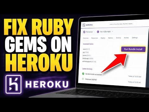 How to Fix Ruby Gems with Heroku - Step By Step