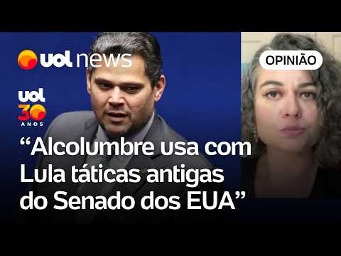 Alcolumbre usa com Lula táticas do Senado dos EUA para bater Reagan e Obama | Mariana Sanches