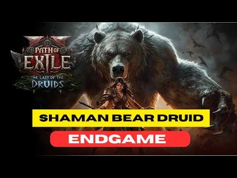 POE2 Fate of the Vaal | Bear Druid Endgame – Level 8 Gold Map (Abyss, Breach & Rituals) #poe2