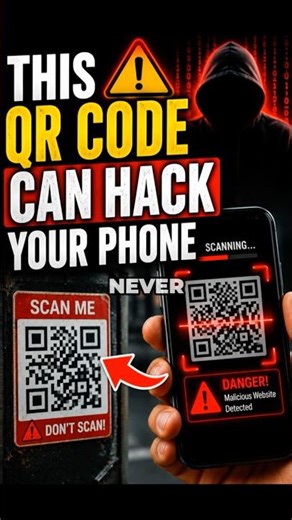 NEVER Scan Random QR Codes ⚠️ #smartphone #privacyfirst #privacy