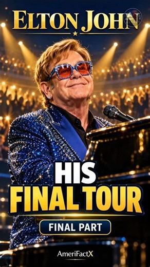 Elton John’s Emotional Goodbye to Touring 🎹❤️ #EltonJohn #MusicLegend #InspiringStories #AmeriFactX