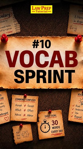 New Vocab Words That Are Helpful for CLAT Preparation 2027 #shorts