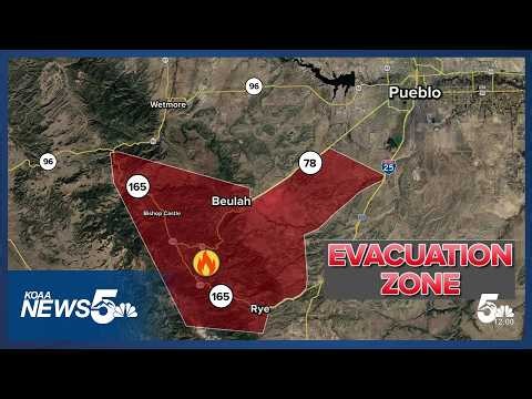 Aspen Acres Fire grows to over 35,000 acres with no containment on Wednesday morning