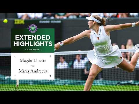 Andreeva BRILLIANCE | Magda Linette vs Mirra Andreeva | Extended Highlights | Wimbledon 2026