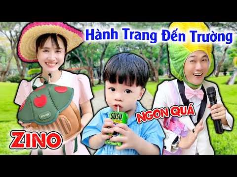 HÀNH TRANG 1 NGÀY ĐI HỌC CỦA ZINO - VÊ VÊ CHANNEL