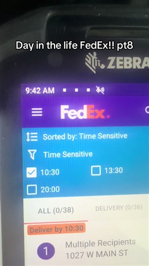 Day in the Life FedEx Driver Pt8 — FedEx Express Delivery Routine