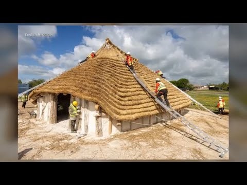 Stonehenge hut replica built using prehistoric tools