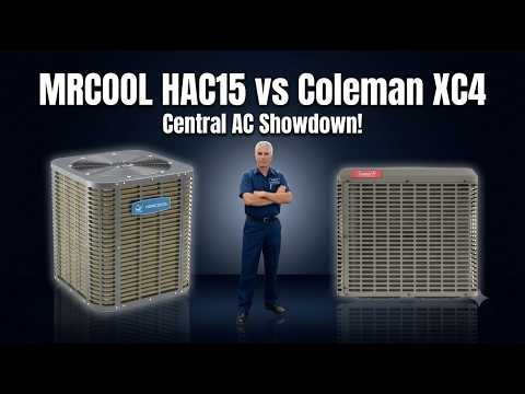 Basic Central AC Showdown: MrCool HAC15 vs Coleman XC4