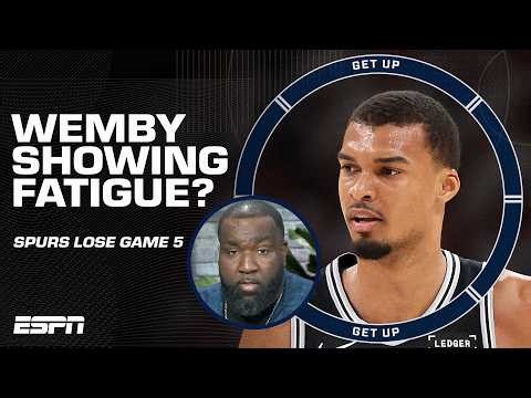 WEMBY GOT PUNKED 😧 - Big Perk after the Spurs lose WCF Game 5 vs. OKC | Get Up