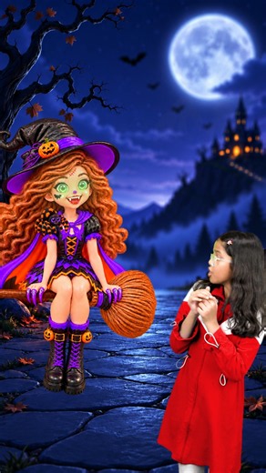 Halloween Vocabulary for Kids 🎃 | Witch Costume, Fangs & Claws! | Adi Connection #shorts