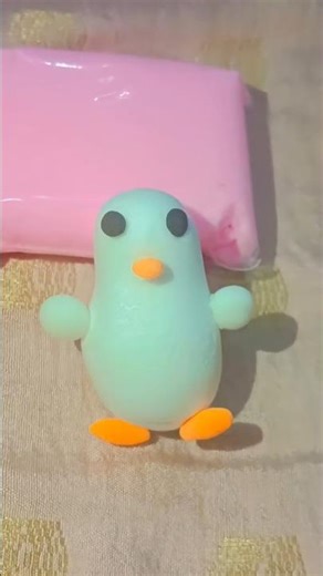 DIY cute duck🦆 by the help of air dry clay#shorts
