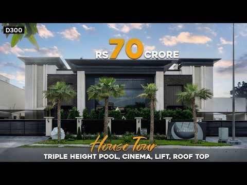 2 Kanal Designer House Tour | Triple Height Pool, Basement & Cinema | DHA Lahore
