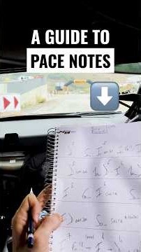 Rally Pace Notes Explained 📝