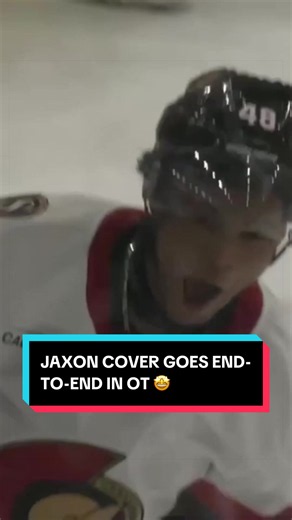 the @Ottawa Senators 2026 first round pick has some moves 🫢 #NHL #hockey #sports #OttawaSenators #JaxonCover