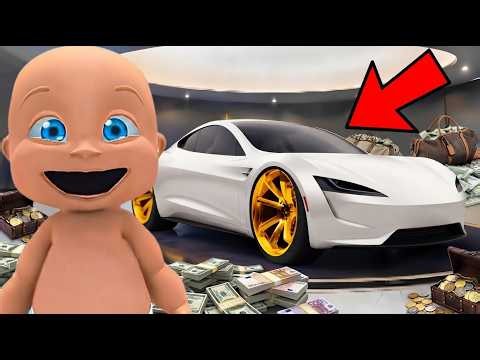 Baby Goes To TESLA SCHOOL!