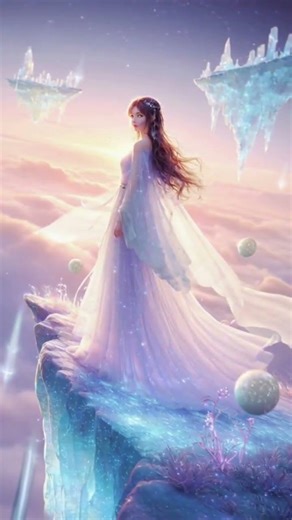 A Futuristic Anime Girl on a Distant Planet 🌍✨