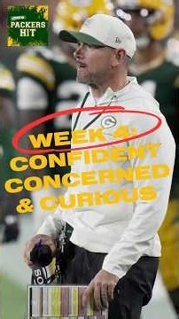CONFIDENT, CONCERNED & CURIOUS: What #Packers Team Shows Up in Week 4 vs Tampa Bay? 👀 🤔